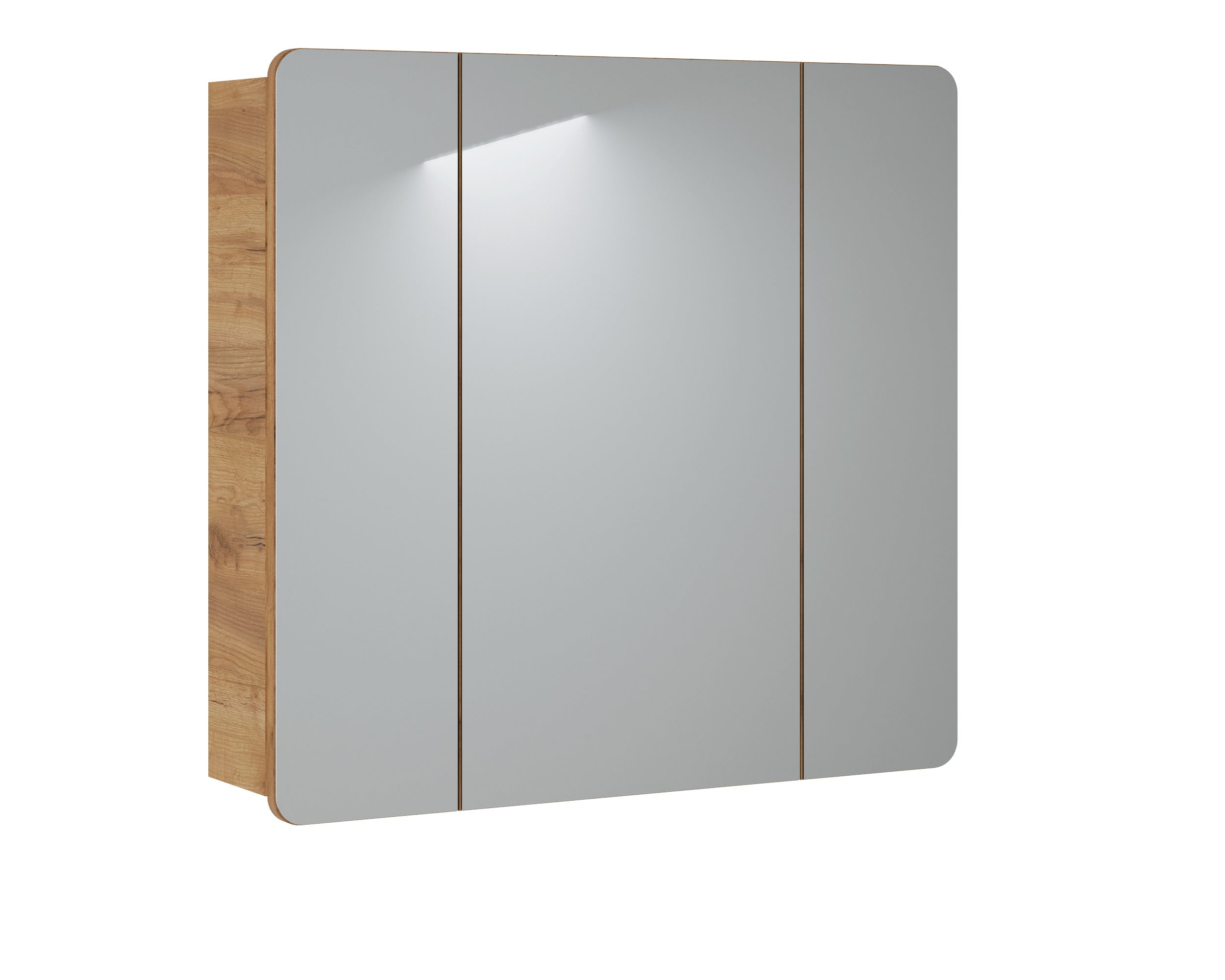 Aruba Spiegelschrank 80 cm 3 Türen