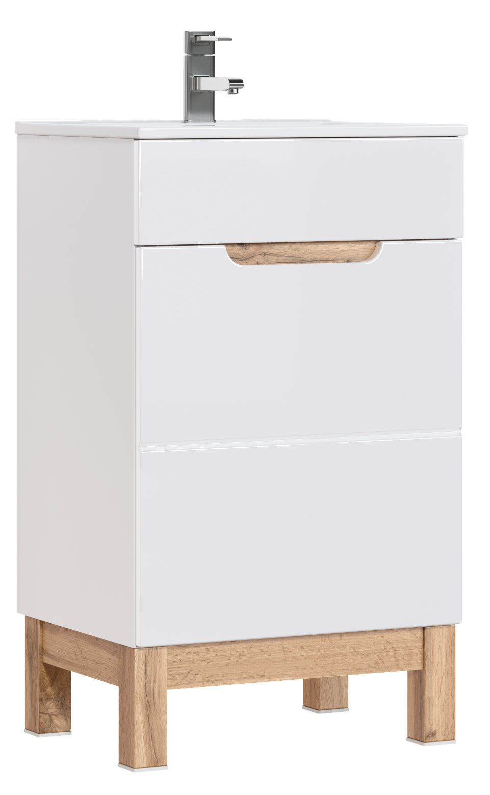 Bali Waschbeckenunterschrank 50 cm, 1 Tür