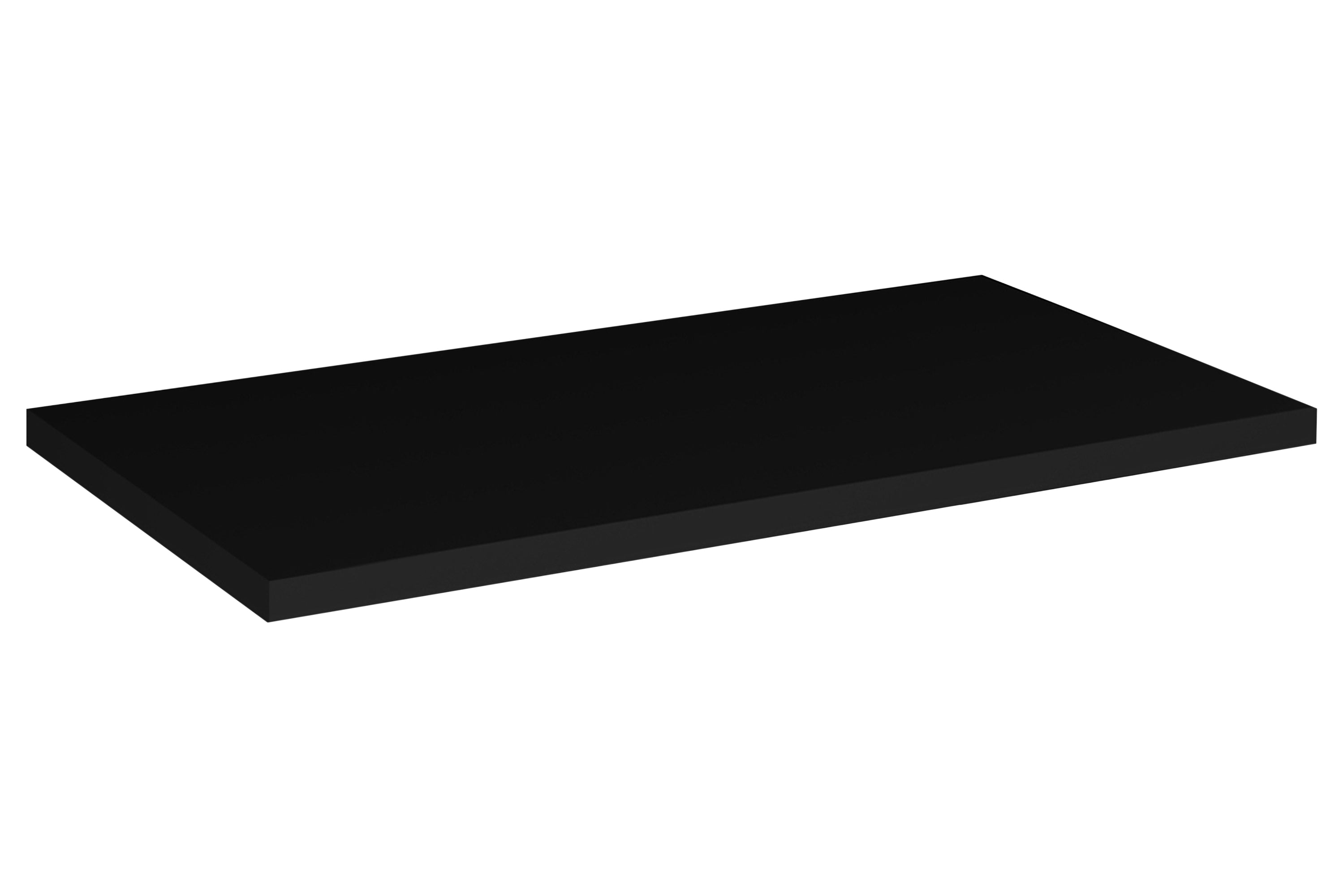 Nova Arbeitsplatte 70 cm Schwarz Matt