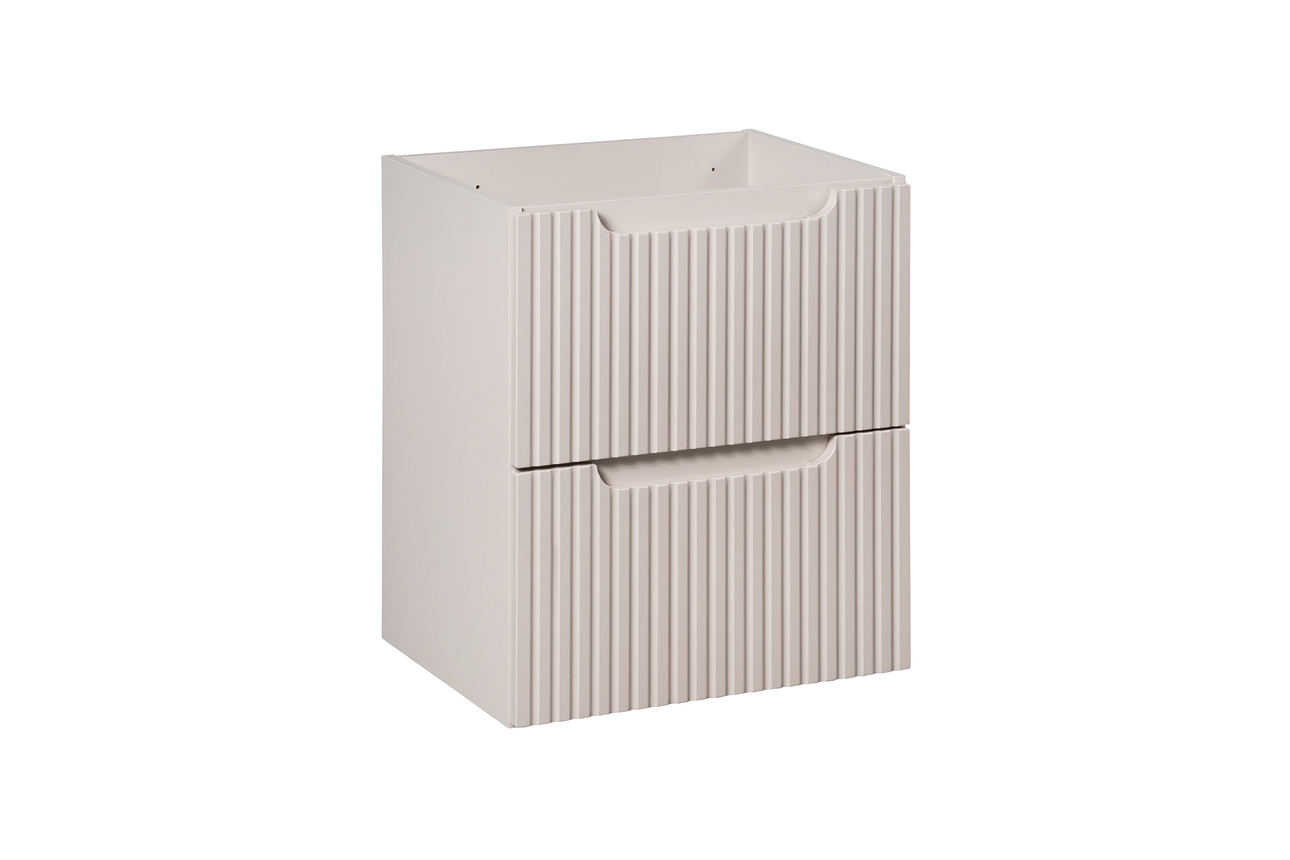 Nova Unterschrank für Waschbecken, 50 cm, 2 Schubladen Kaschmir Matt