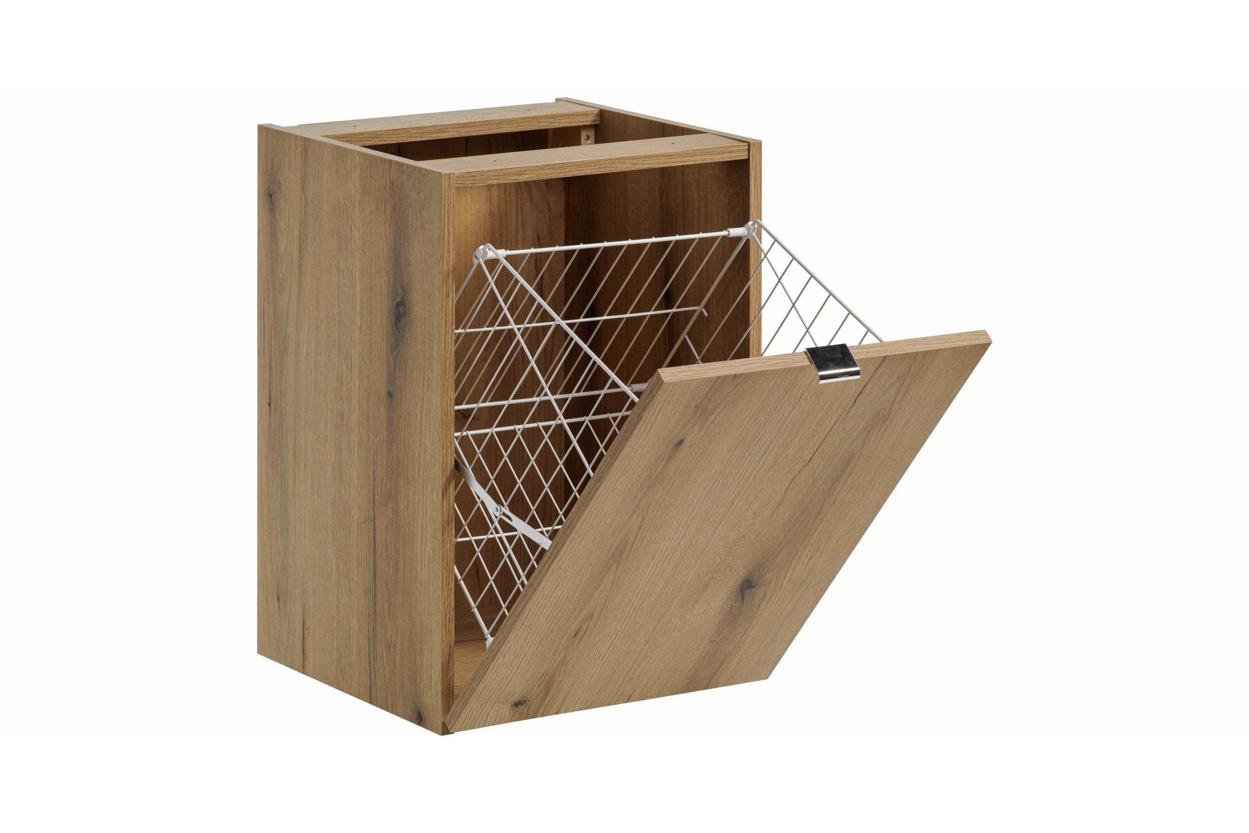 Nova Seitenschrank 40 cm mit Wäschekorb Coast Evoke Eiche