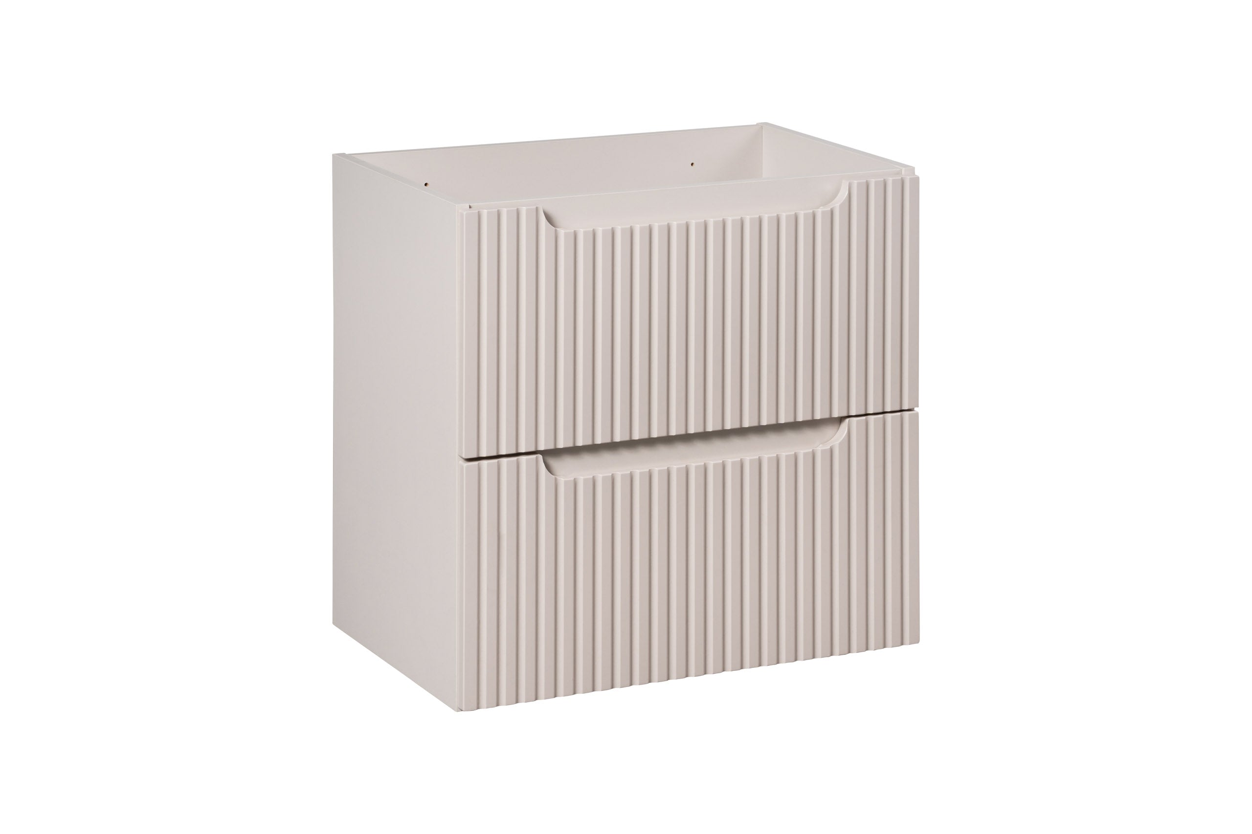 Nova Unterschrank für Waschbecken, 60 cm, 2 Schubladen Kaschmir Matt