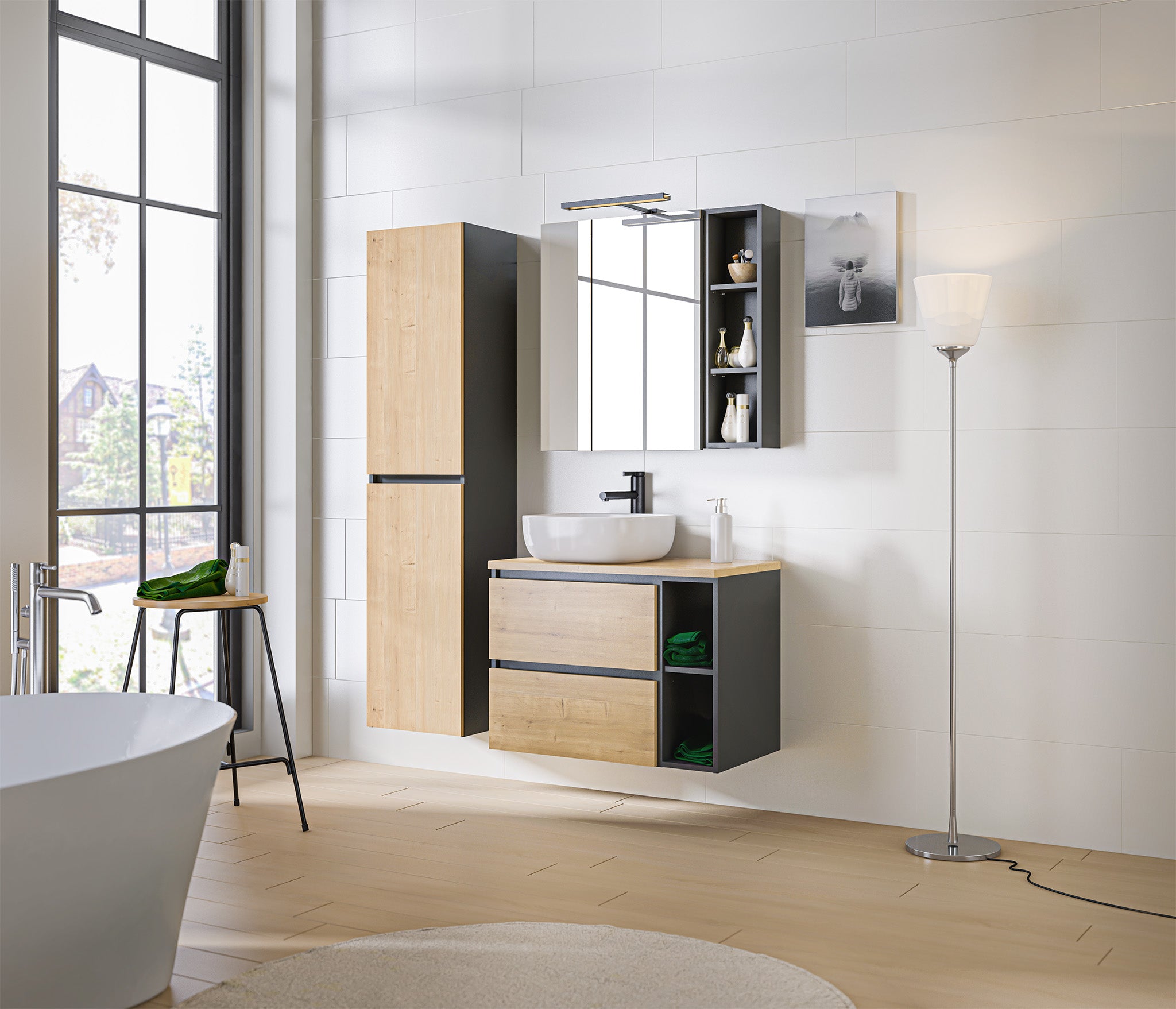 Monako Aufsatzschrank 20 cm