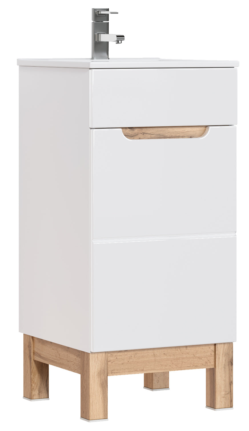 Bali Unterschrank für Waschbecken, 40 cm, 1 Tür