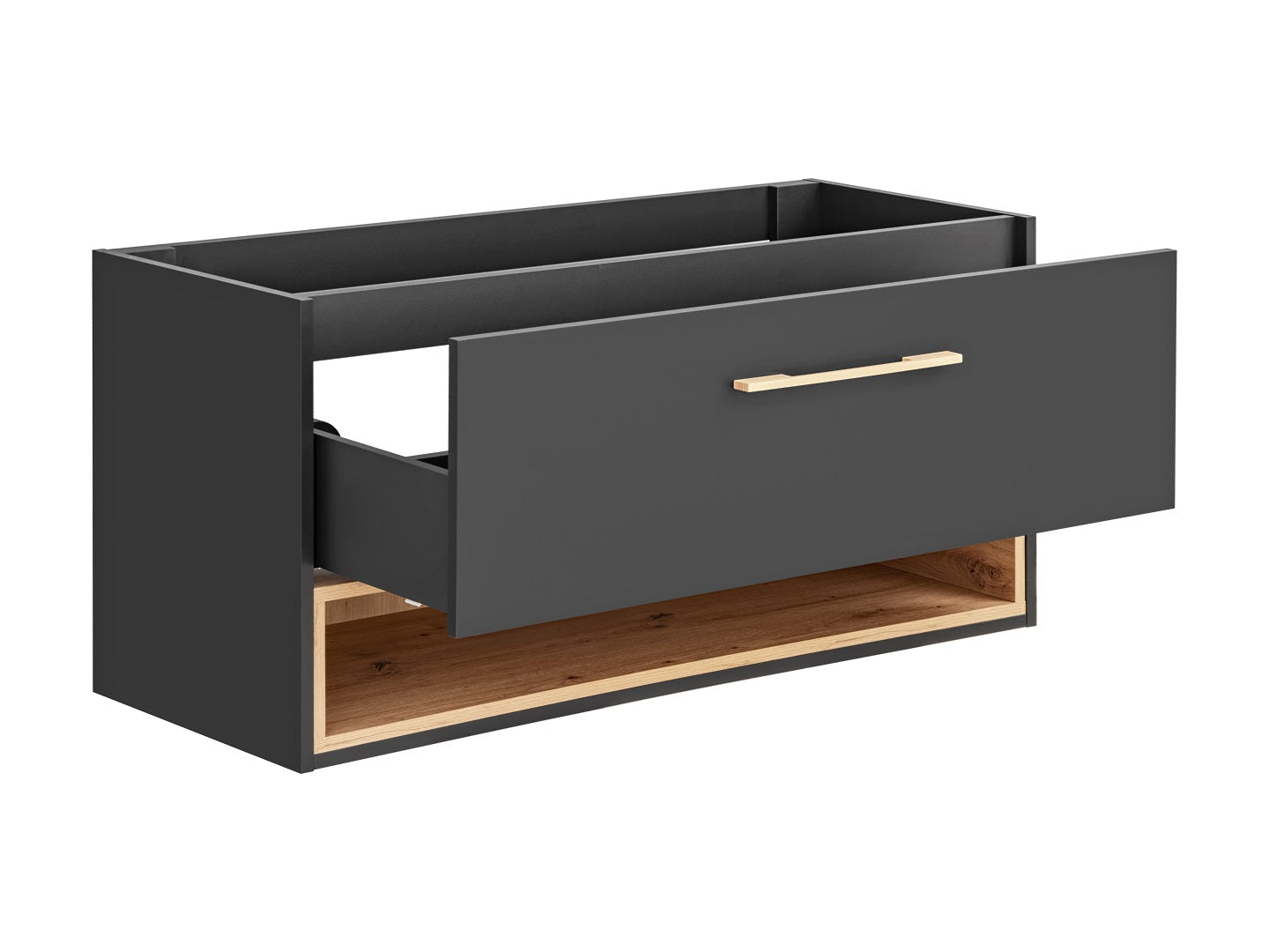 Borneo Waschbeckenunterschrank 120 cm, 1 Schublade