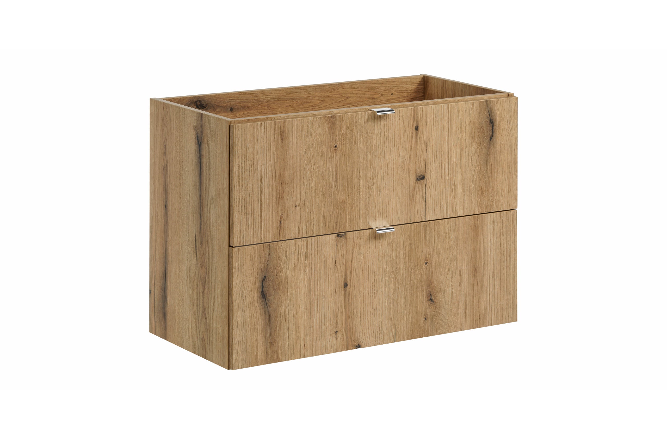 Nova Unterschrank für Waschbecken, 80 cm, 2 Schubladen Coast Evoke Eiche