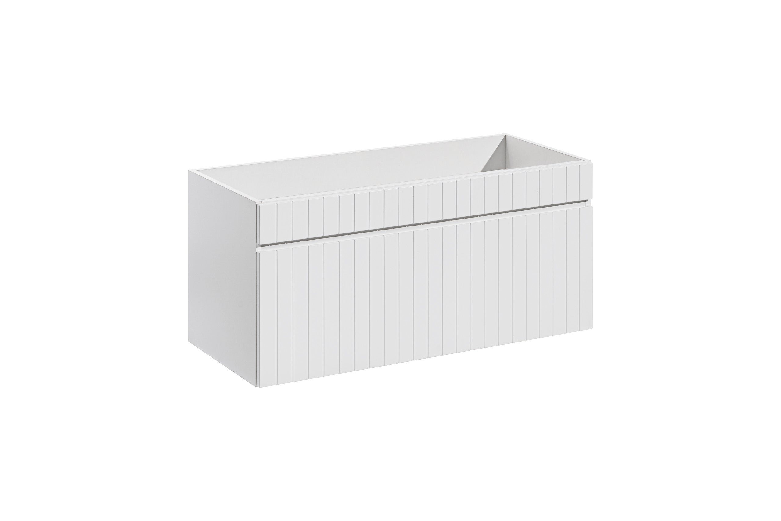 Iconic Waschbeckenunterschrank 100 cm, 1 Schublade Weiß