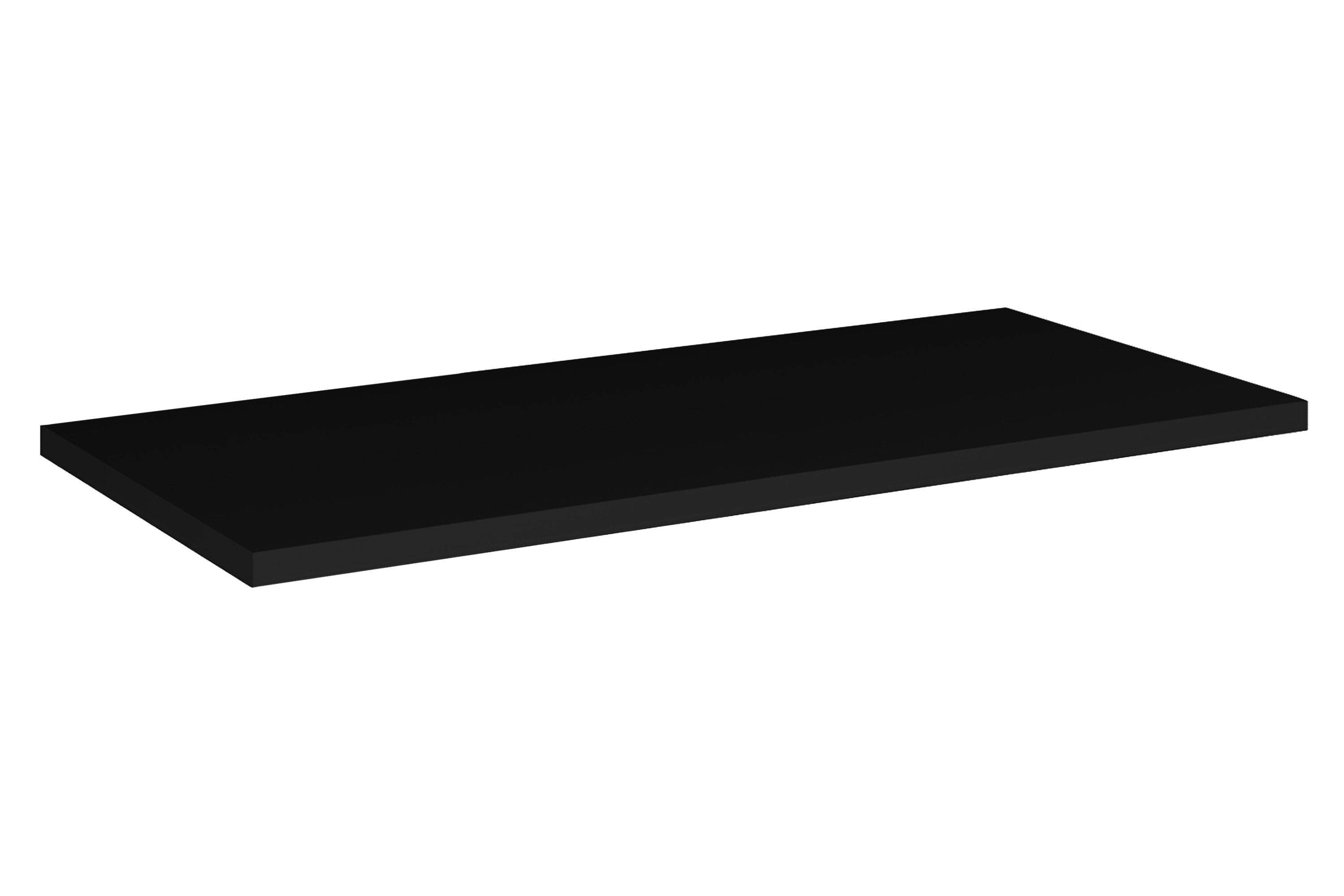 Nova Arbeitsplatte 90 cm Schwarz Matt