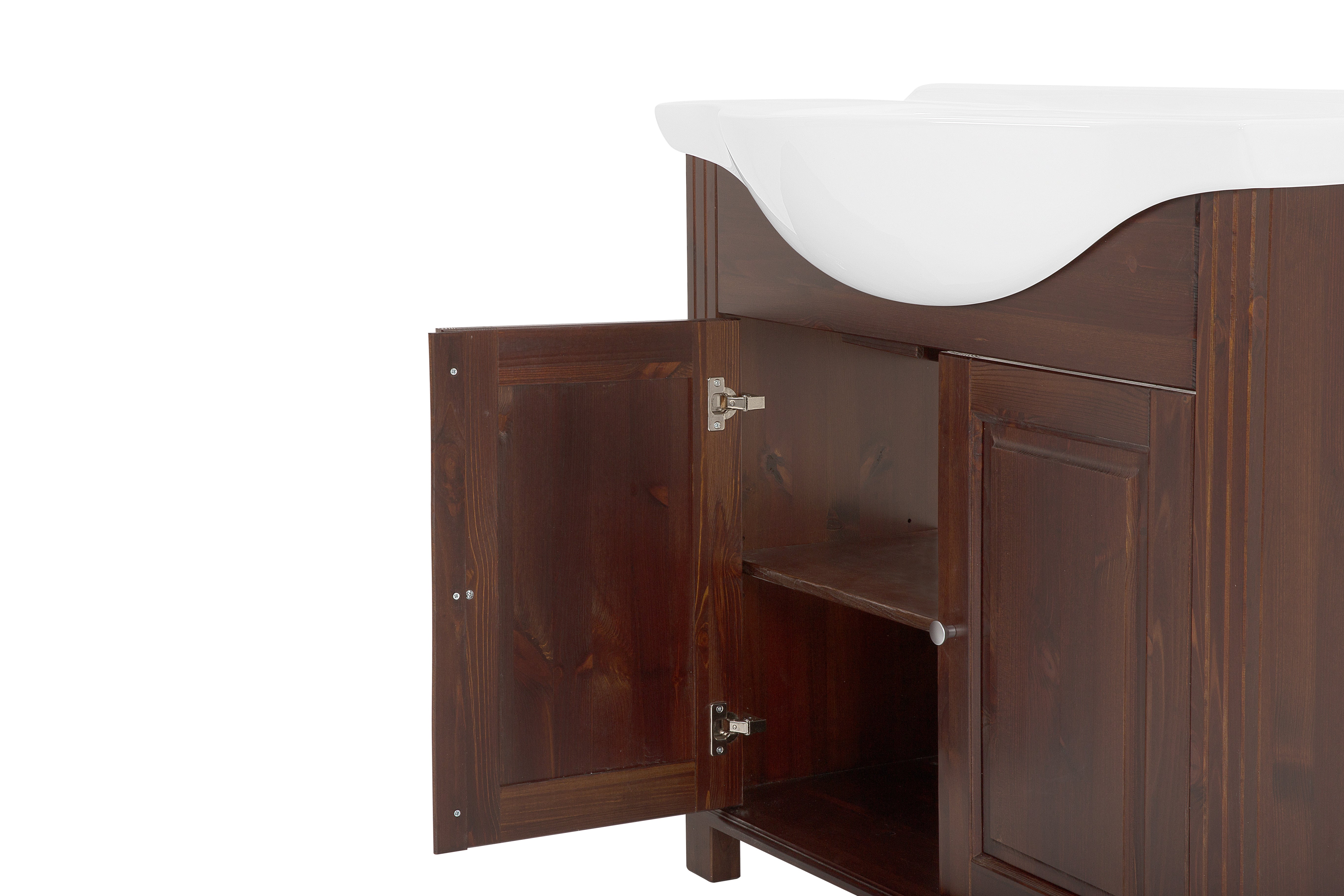 Retro-Waschtischunterschrank 85 cm, 2 Türen