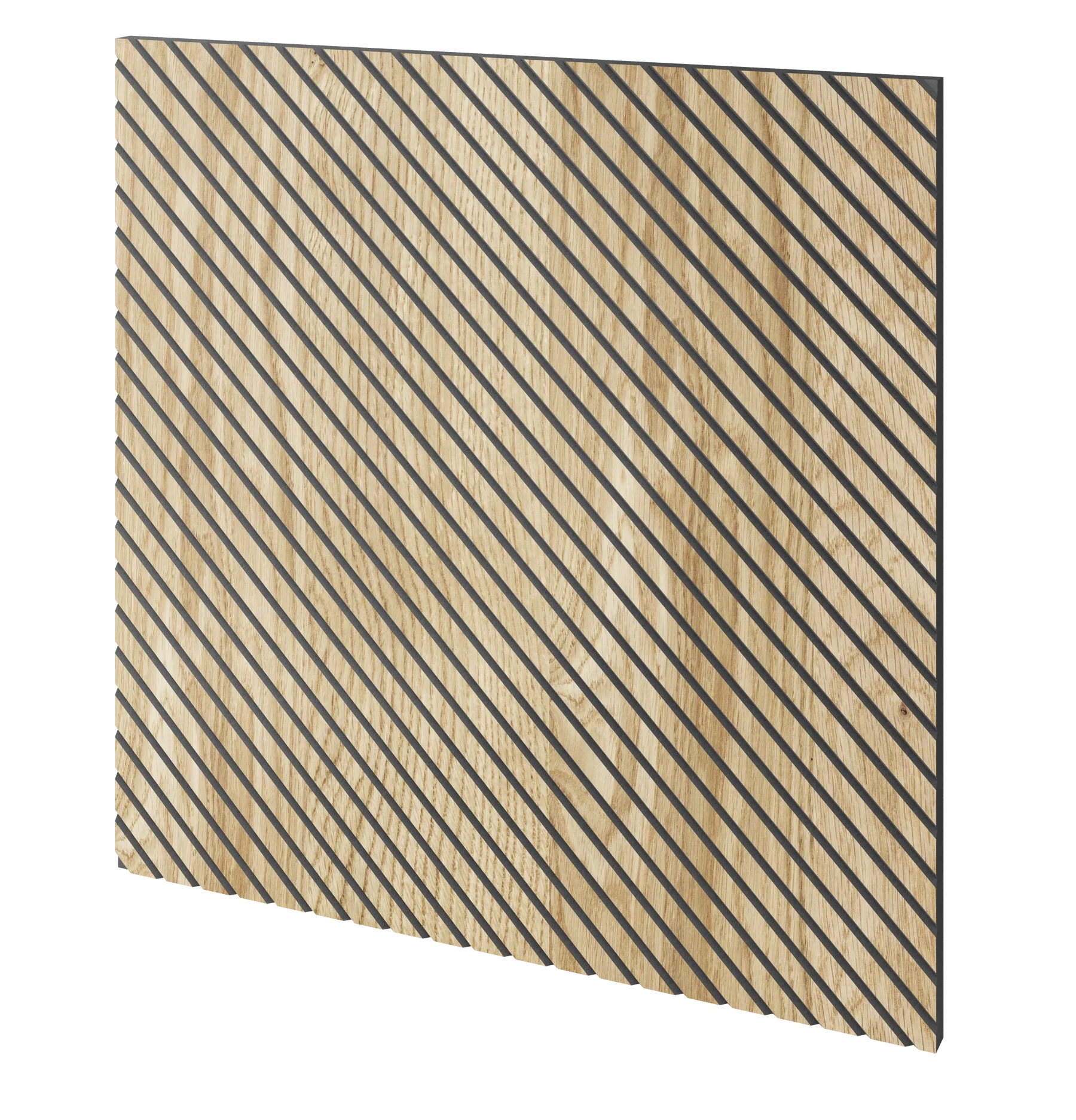 Gefräste Lamellenplatte 60x60